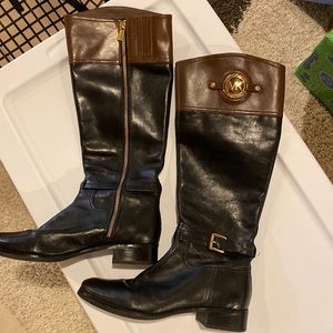 Michael kors leather boots